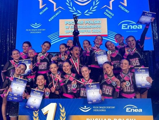 Puchar Polski w Błoniu dla legionowskich Cheerleaderek
