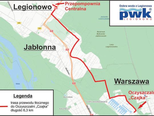 Remont PRZEWODU DN800 do „CZAJKI” coraz bliżej