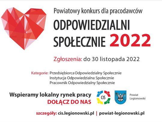 Rusza konkurs Odpowiedzialni Społecznie 2022