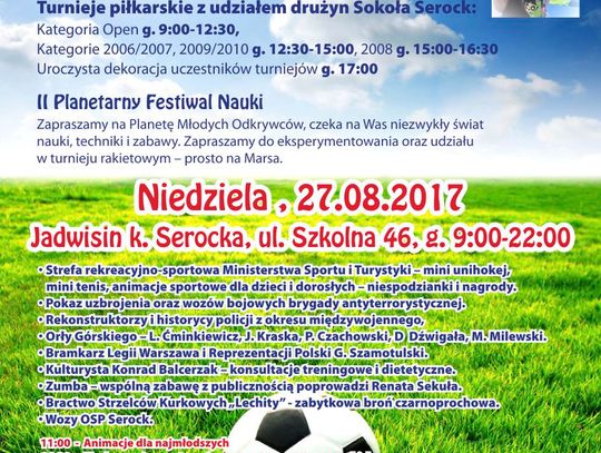 SEROCK/JADWISIN. Piknik Społeczno-Integracyjny