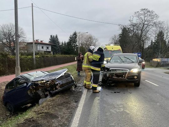 SEROCK. Kolizja na DK62, utrudnienia trwały prawie 2 godziny