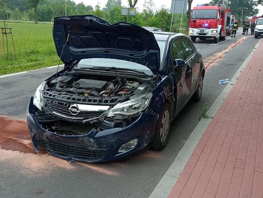 SEROCK. Kolizja przy wjeździe na Karolino