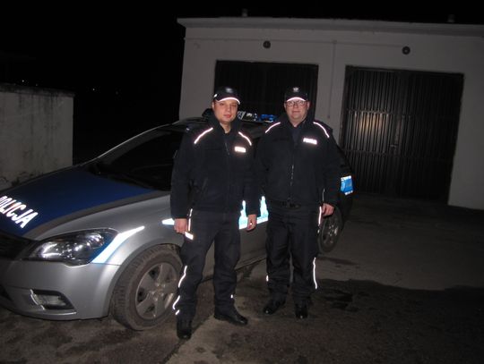 SEROCK.  Policjanci uratowali mężczyznę