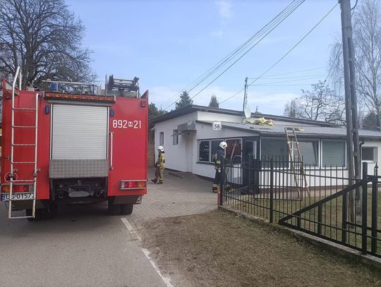 SEROCK. Pożar instalacji elektrycznej przy ul. Akacjowej