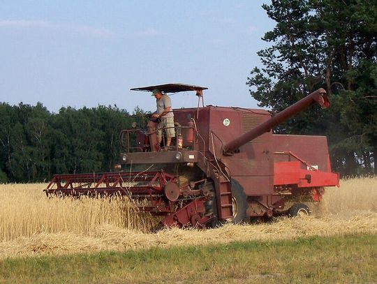 SEROCK. Pożar kombajnu