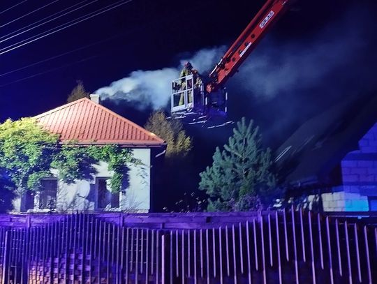 SEROCK. Pożar na Grunwaldzkiej. Zapaliła się sadza