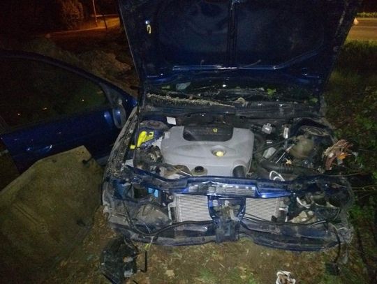 SEROCK. Wypadek osobówki w Jachrance
