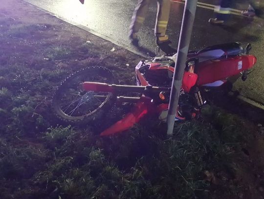 SEROCK. Zderzenie motocykla z osobówką