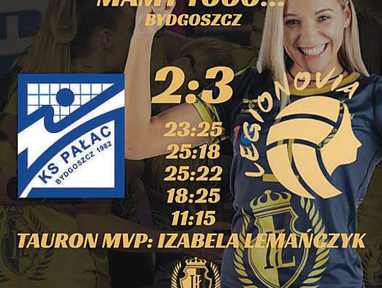 SIATKÓWKA. Drugie zwycięstwo. Pałac Bydgoszcz – IŁ Capital Legionovia 2:3