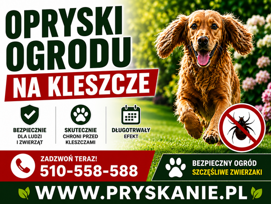Skuteczne odkleszczanie posesji