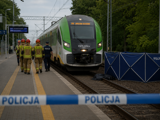 Śmiertelne potrącenie na stacji w Janówku