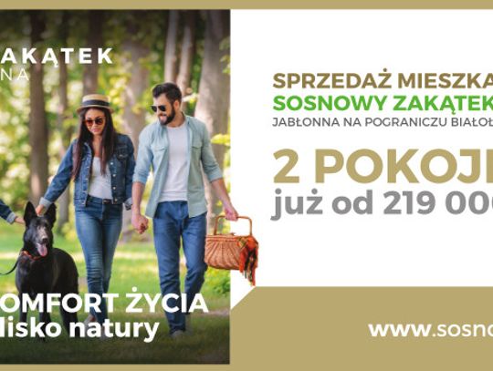 SOSNOWY ZAKĄTEK W JABŁONNIE. Własne mieszkanie? To nie takie trudne!