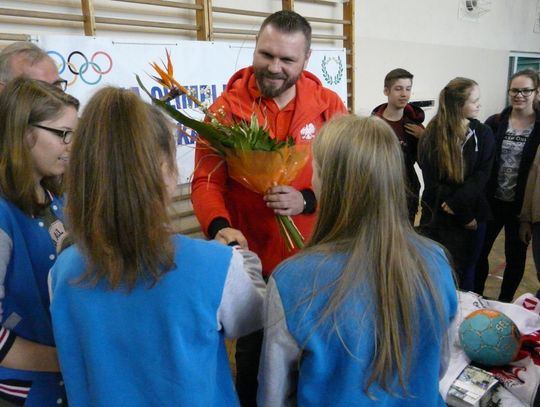 SPORT SZKOLNY. Spotkanie z mistrzem Robert Lis w „Sobieskim”