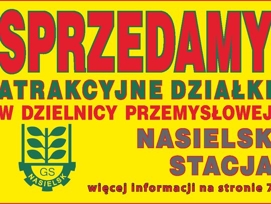 Sprzedamy atrakcyjne działki w dzielnicy przemysłowej NASIELSK STACJA
