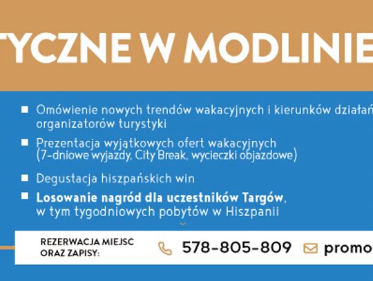Targi Turystyczne w Modlinie