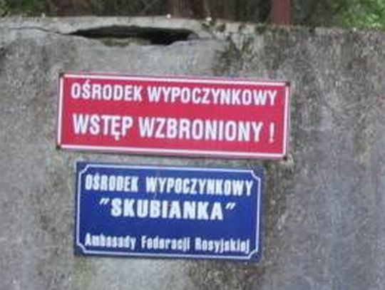 Umowa z Ambasadą Federacji Rosyjskiej rozwiązana - Rosyjscy "dyplomaci" nad Zegrzem. CD.