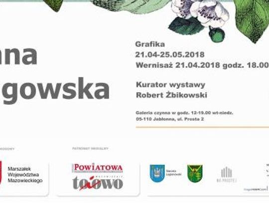 Wernisaż wystawy pt. Grafika - Anna Pągowska