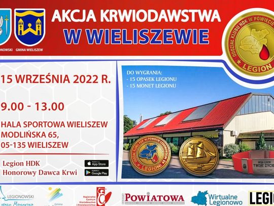 WIELISZEW. Akcja krwiodawstwa w Wieliszewie