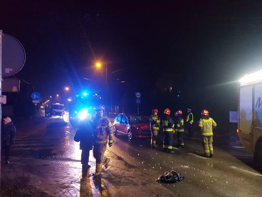 WIELISZEW. Potrącenie pieszego na Leśnej róg Suwalnej