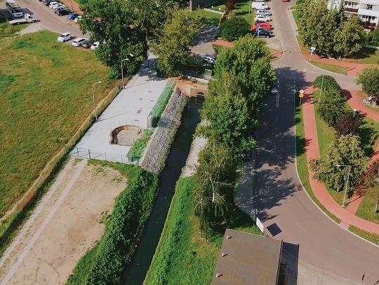 WODOCIĄGI I KANALIZACJA: Nowe oblicze zbiornika przy ul. Pałacowej – bezpieczniej i piękniej dzięki PWK „Legionowo”