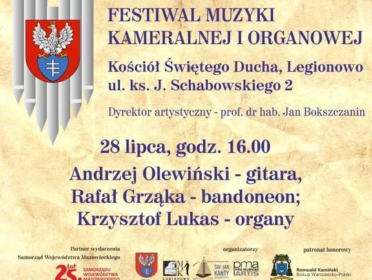 XIX Legionowski Festiwal Muzyki Kameralnej i Organowej