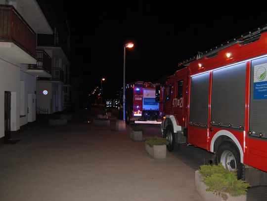 Zagrożenie wybuchem, straż przyblokowana