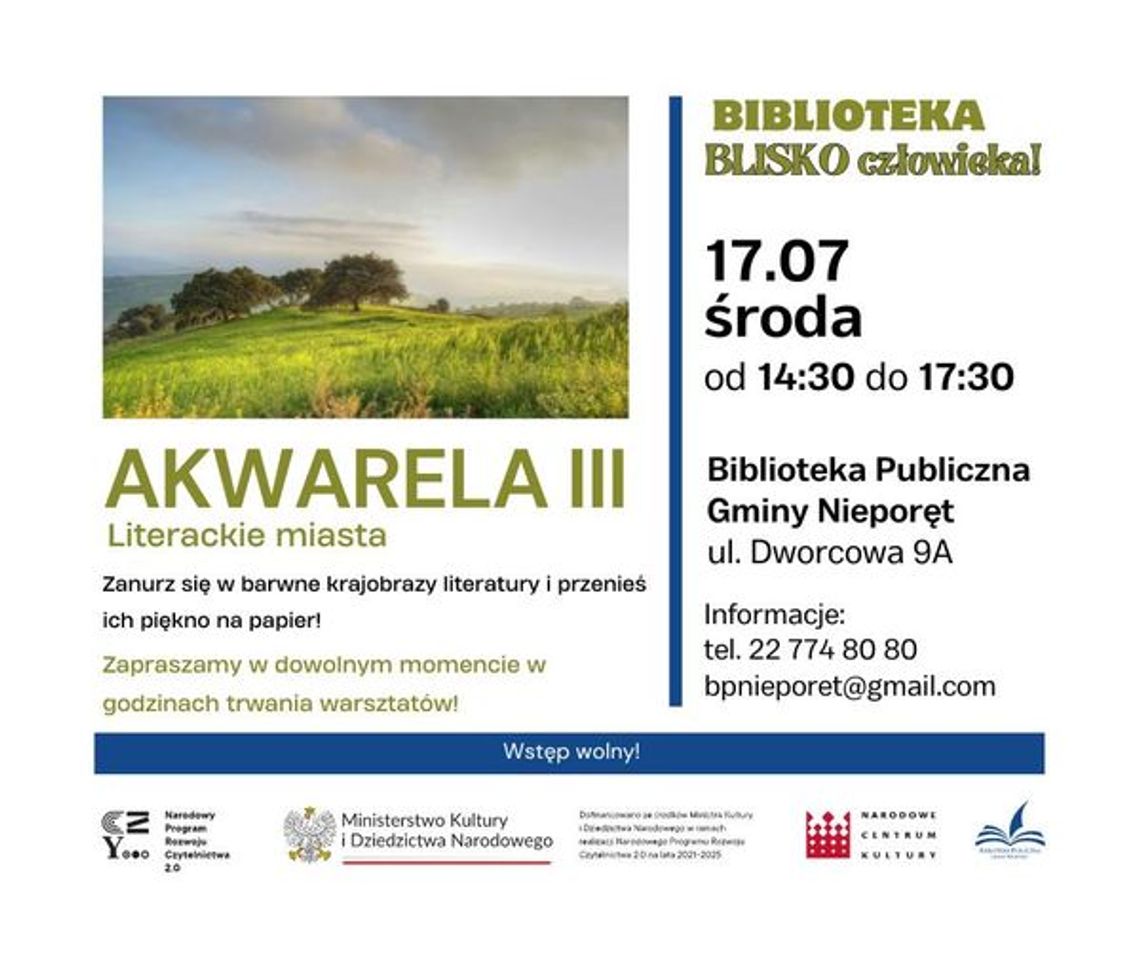 Akwarela III – Literackie miasta
