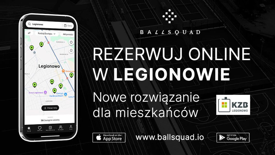 BallSquad – aplikacja dla miłośników sportu już w Legionowie!