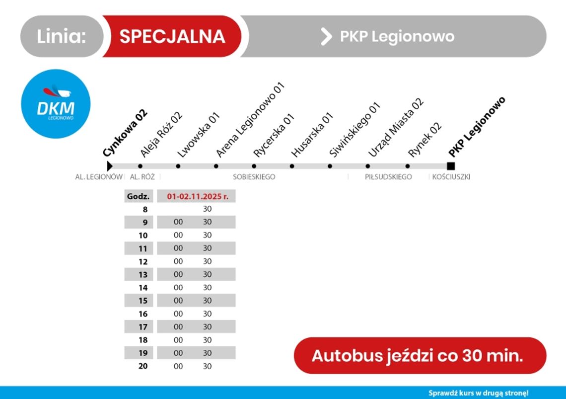 Bezpłatne autobusy na cmentarz Bezpłatne autobusy na cmentarz