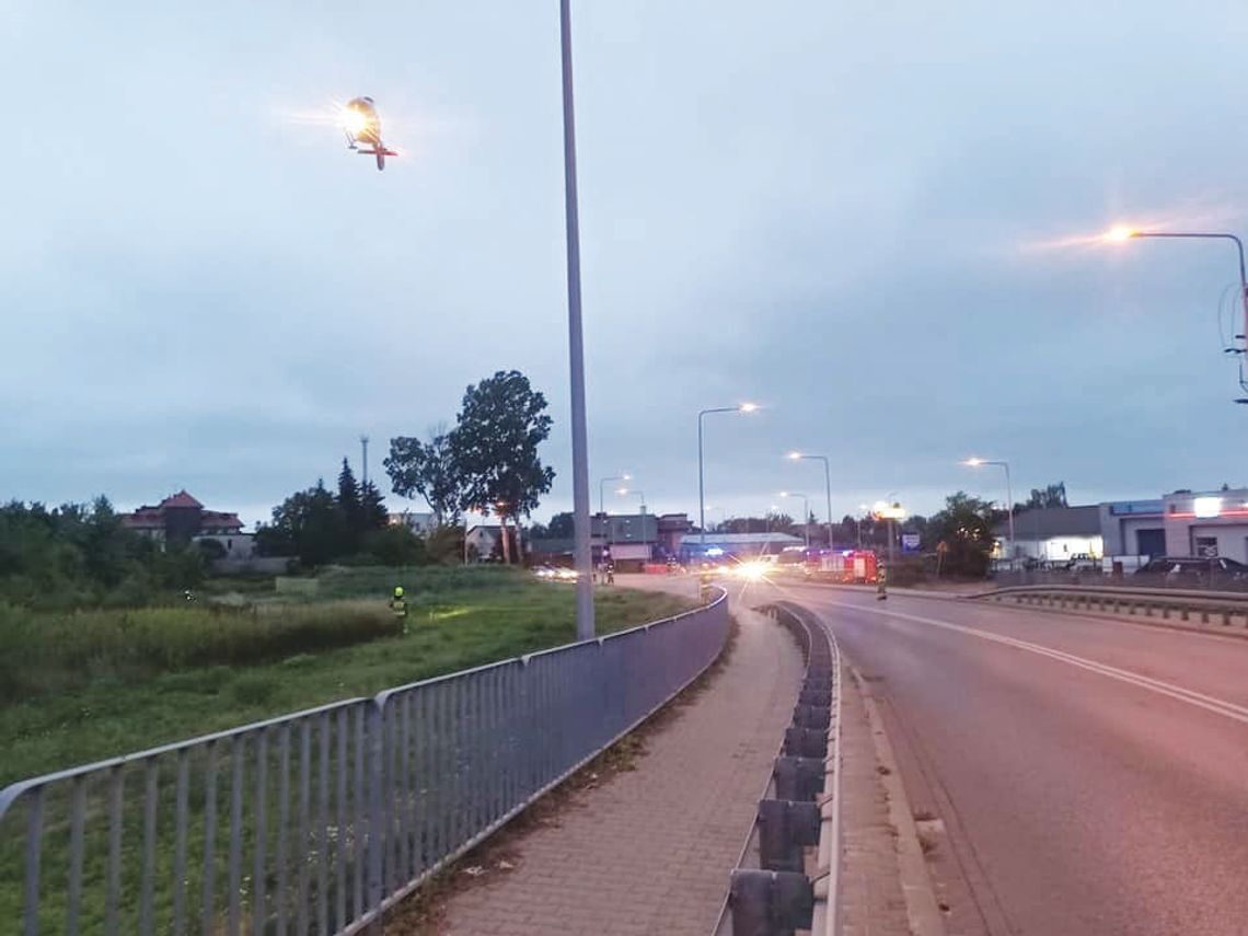 CHOTOMÓW. Zwłoki odnalezione w trakcie lądowania