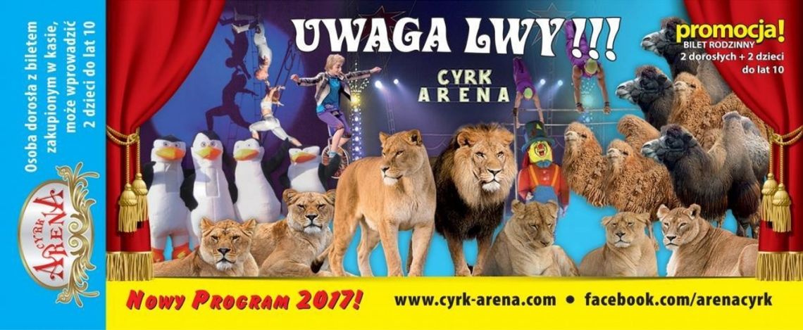 Cyrk Arena przyjedzie do Legionowa!