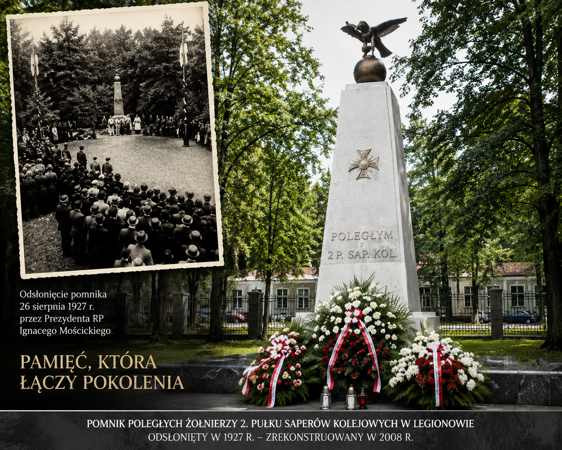 Czy z Legionowa zniknie pomnik upamiętniający saperów kolejowych