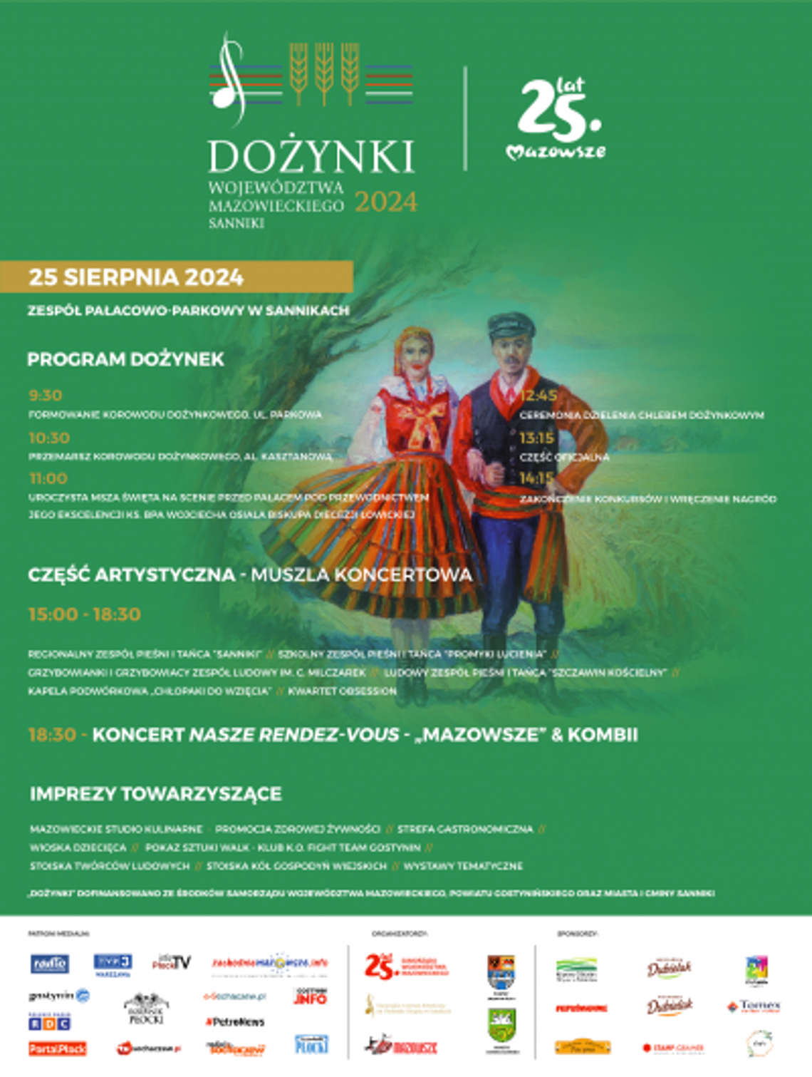 Dożynki w Województwie Mazowieckim – Sanniki 2024
