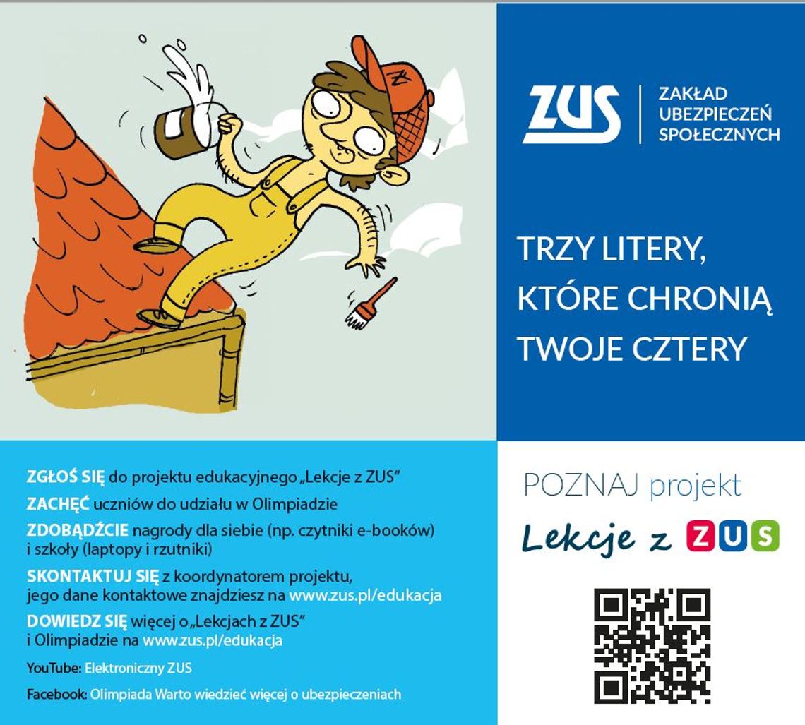 Dziewczyno, chłopaku, czy znasz projekt „Lekcje z ZUS”?