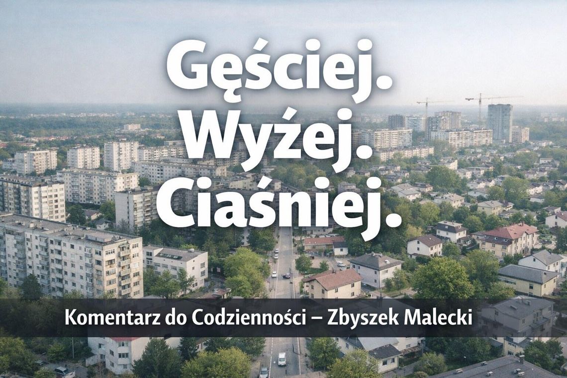 Gęściej, wyżej, ciaśniej... Gęściej, wyżej, ciaśniej...