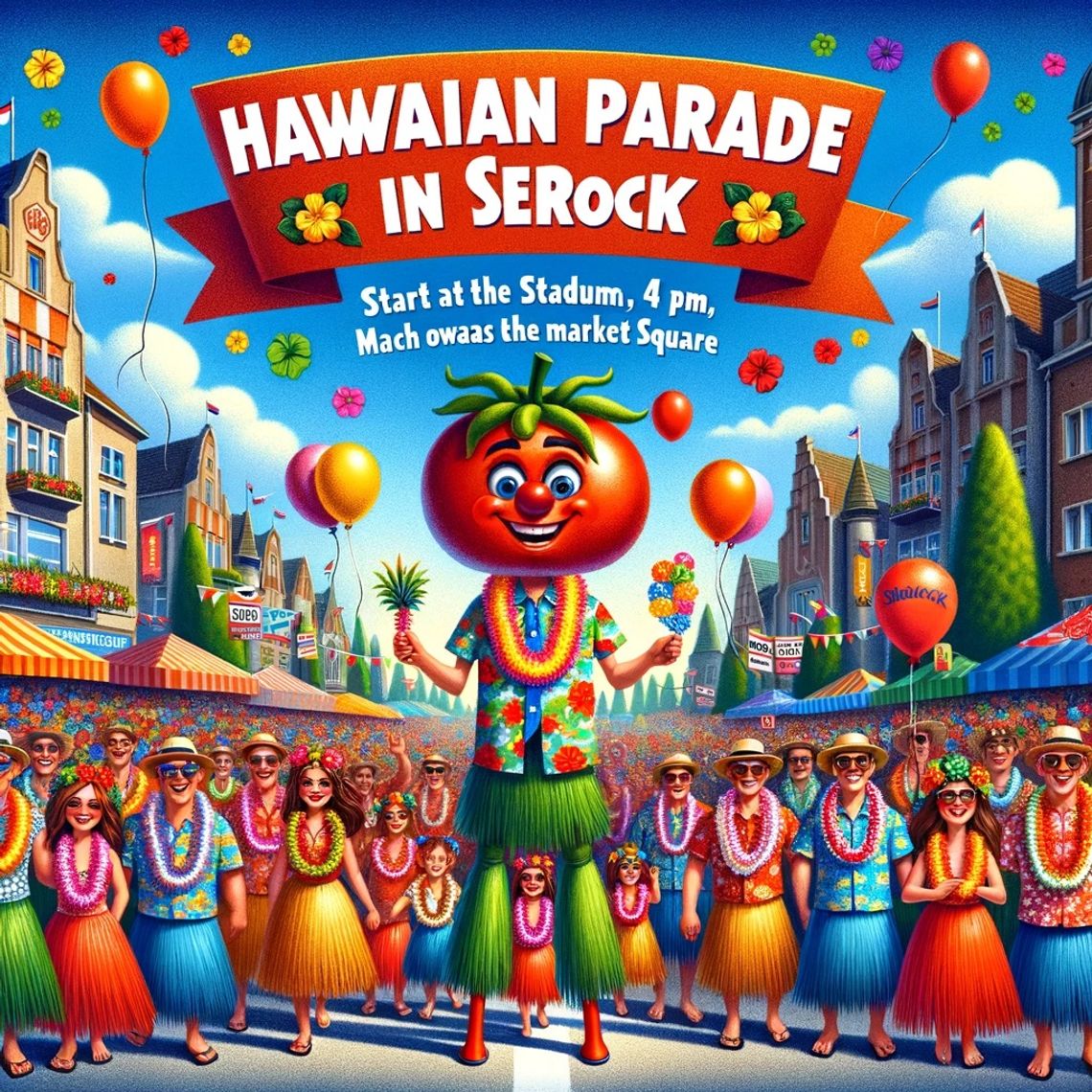 Hawajski korowód w Serocku