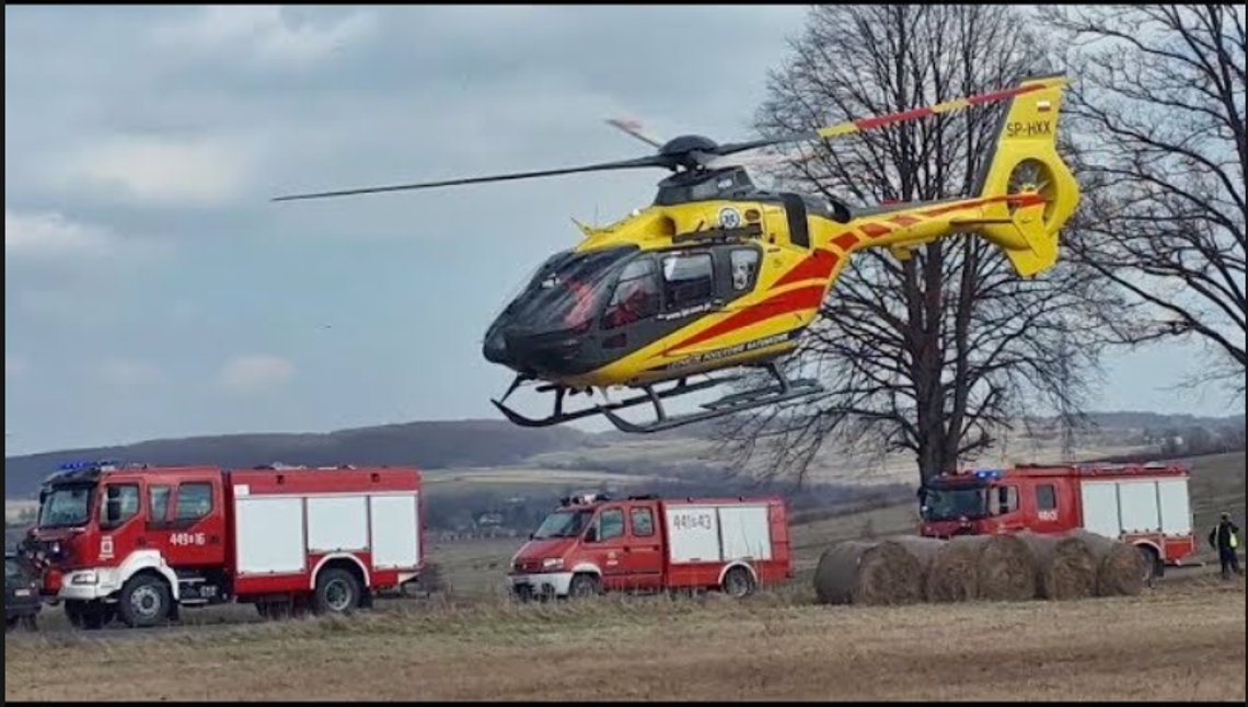 JABŁONNA. 13-letni chłopiec porażony prądem przy torach kolejowych w Rajszewie