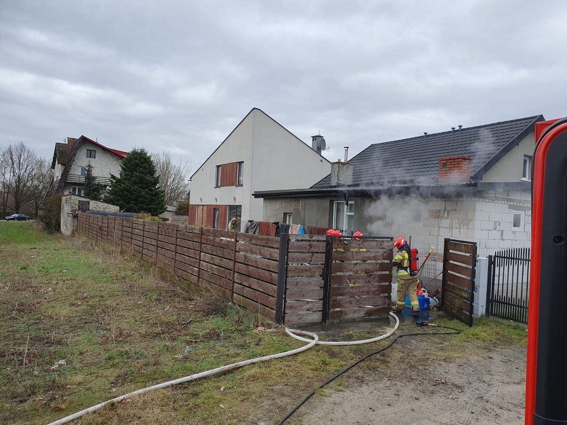 JABŁONNA. Dym był widziany w całym Chotomowie. Pożar na Żeligowskiego