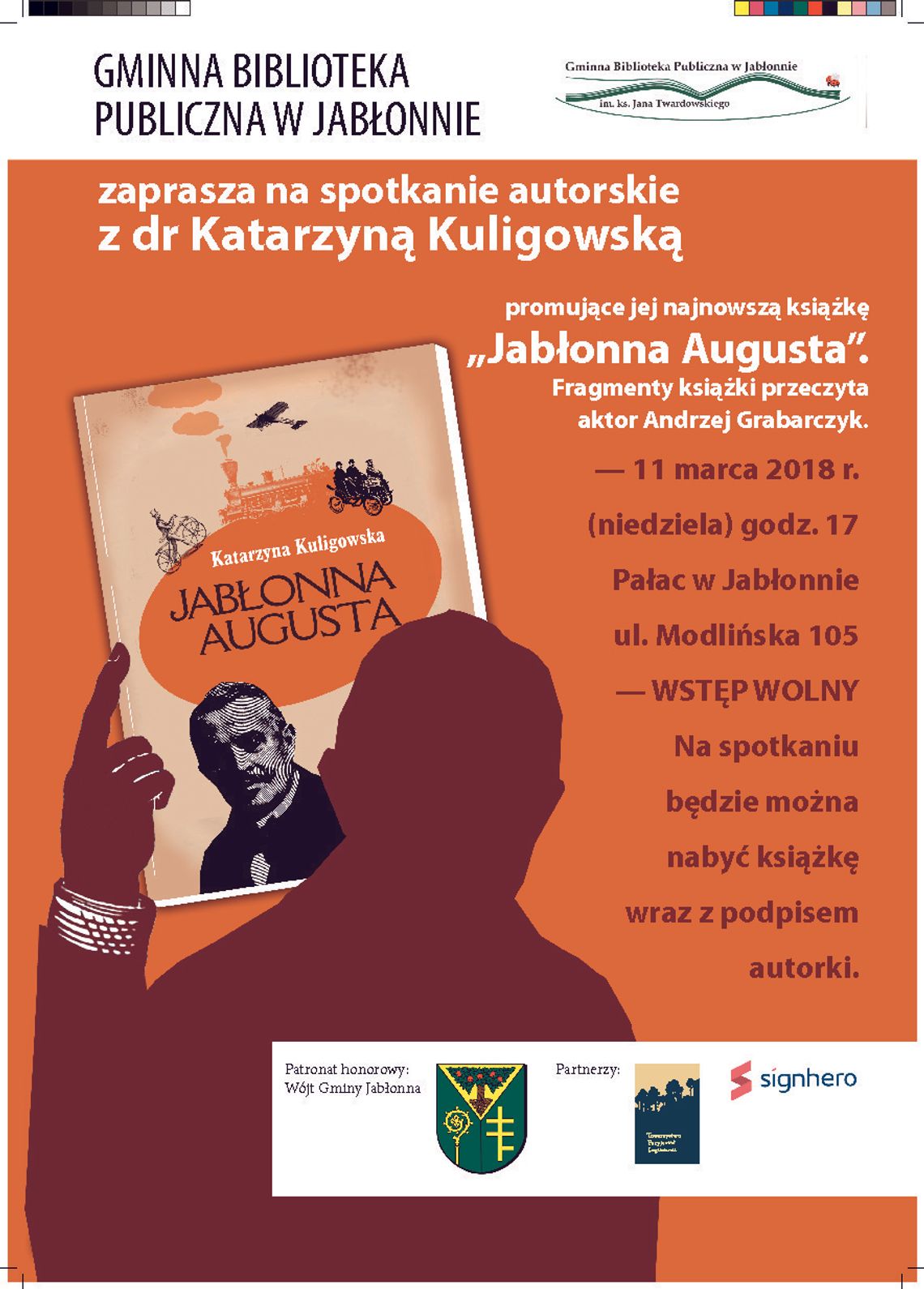 JABŁONNA. "Jabłonna Augusta" - spotkanie z autorką książki dr Katarzyną Kuligowską
