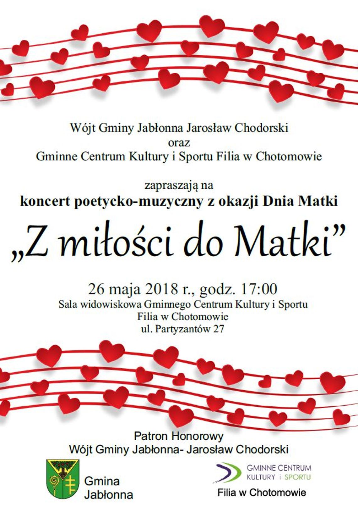 JABŁONNA. Koncert - "Z miłości do Matki"