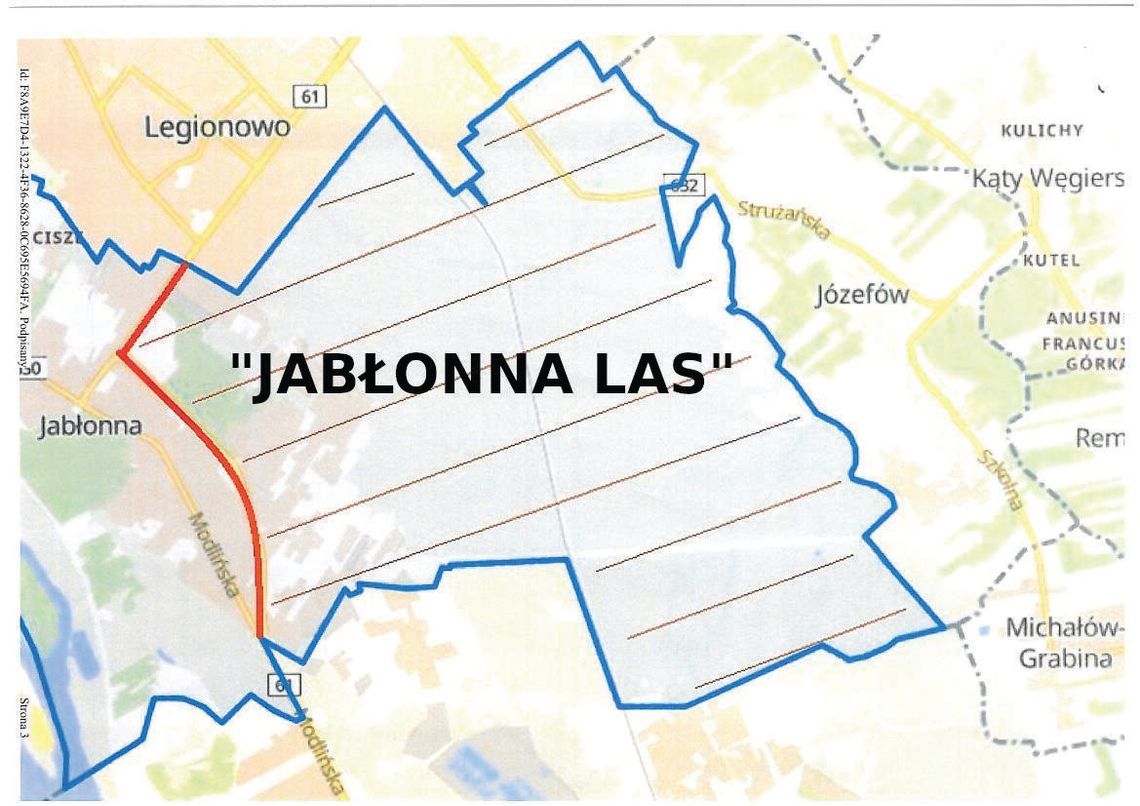 JABŁONNA. Mieszkańcy przeciwni podziałowi - Sołectwo„Jabłonna Las" - wstęp do odłączenia