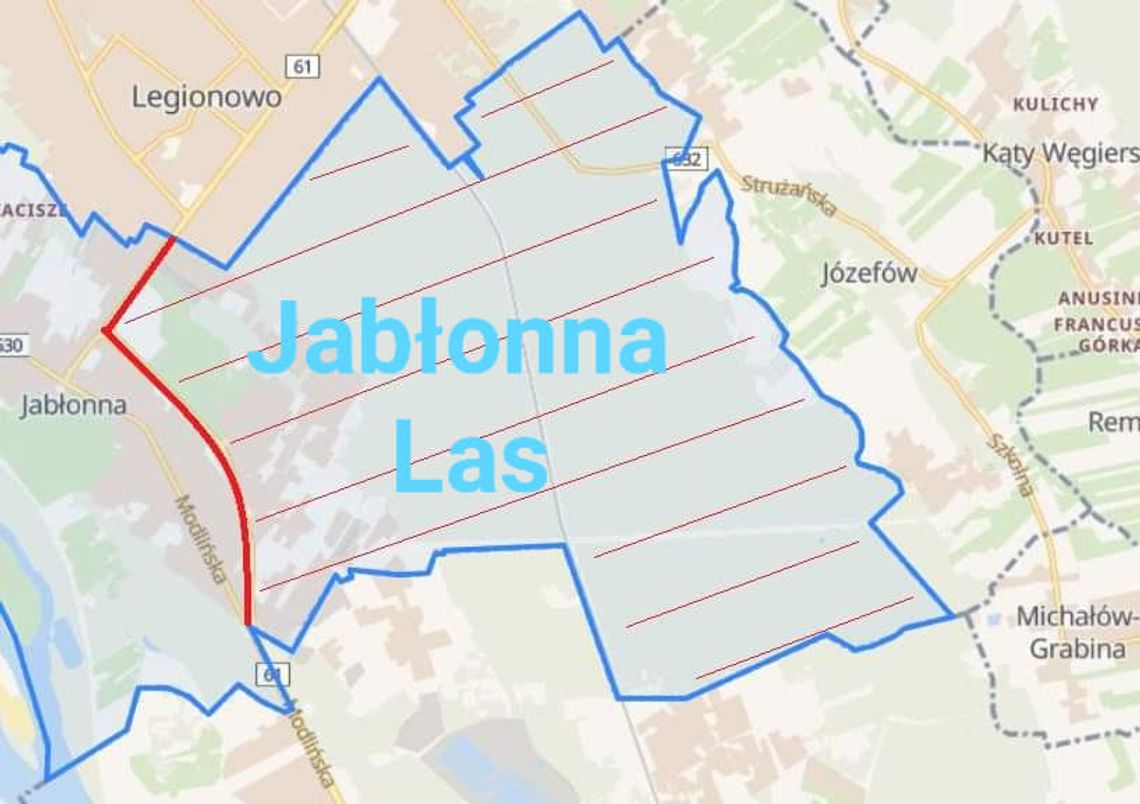 JABŁONNA. Nowe sołectwo w gminie - Jabłonna Las?