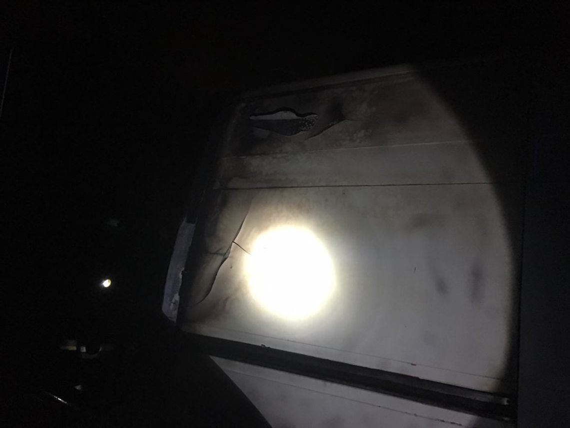 JABŁONNA. Pożar dostawczego Ducato JABŁONNA. Pożar dostawczego Ducato