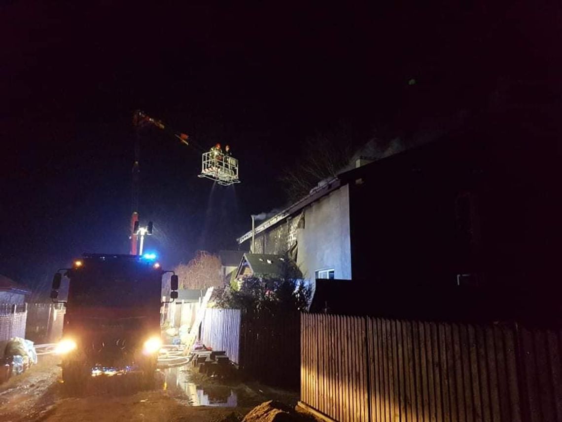 JABŁONNA. Pożar przy Sosnowej w Janówku Drugim