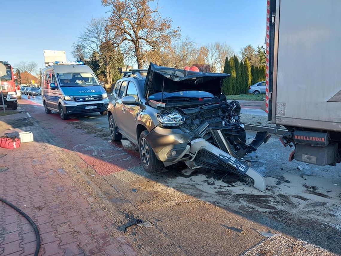JABŁONNA. Wypadek na Modlińskiej. 3-letnie dziecko trafiło do szpitala