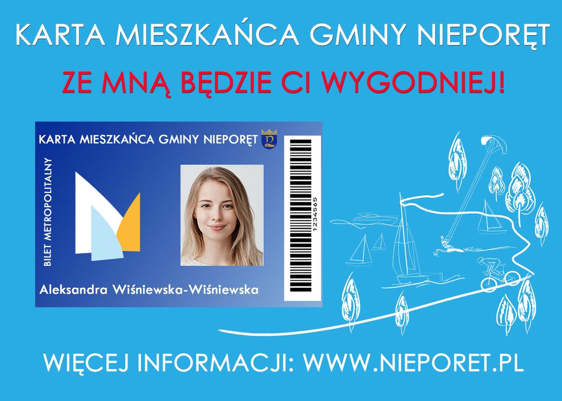 Karta Mieszkańca Gminy Nieporęt – program korzyści rusza 1 lutego