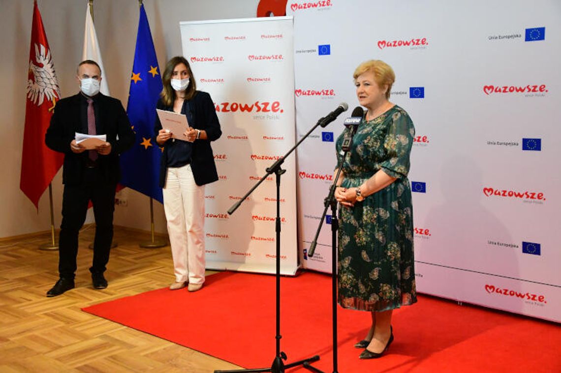KOLEJNYCH 105 MLN ZŁ NA WALKĘ Z COVID-19 OD SAMORZĄDU MAZOWSZA