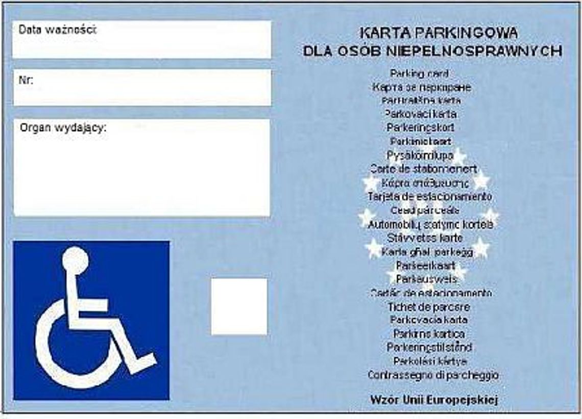 KOMUNIKACJA. Nowe karty dla niepełnosprawnych KOMUNIKACJA. Nowe karty dla niepełnosprawnych