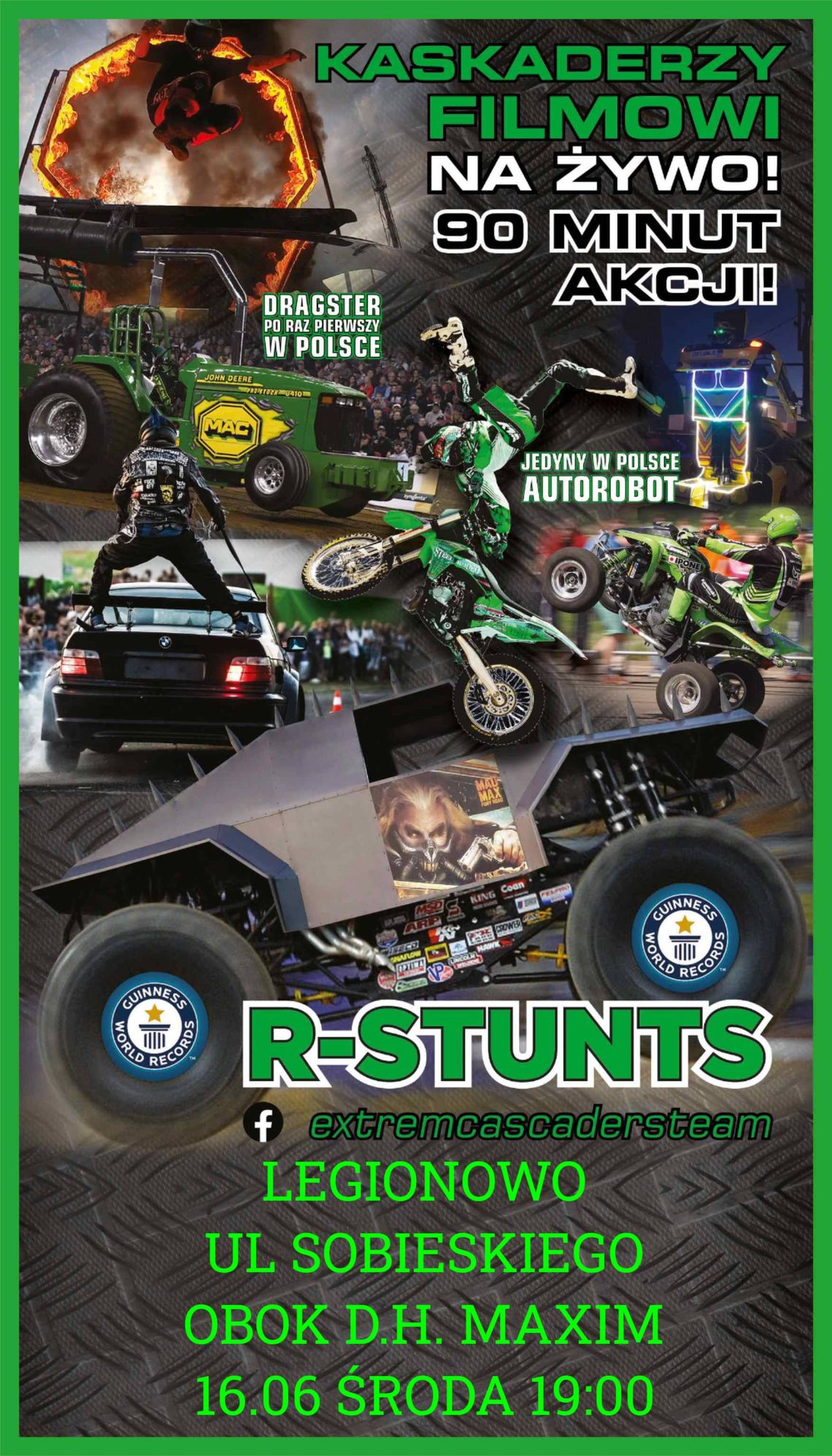 KONKURS. Monster Truck SHOW! 16 czerwca w Legionowie