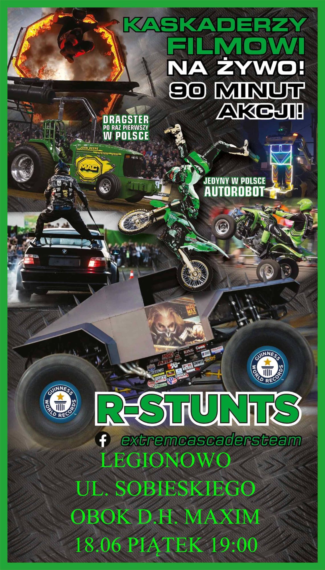 KONKURS. Monster Truck SHOW! 18 czerwca w Legionowie KONKURS. Monster Truck SHOW! 18 czerwca w Legionowie